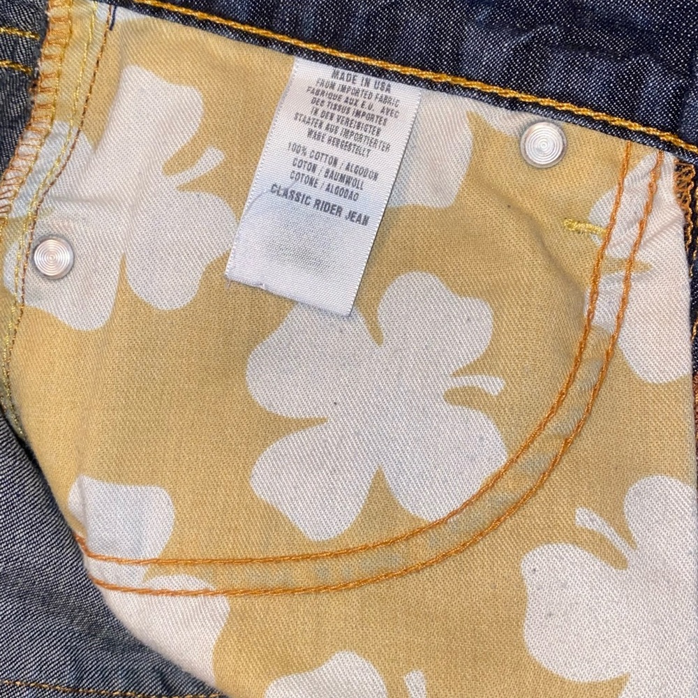 Lucky Brand 🍀 “Classic Easy Rider” Jeans size 00/24 🍀 - Picture 2 of 15